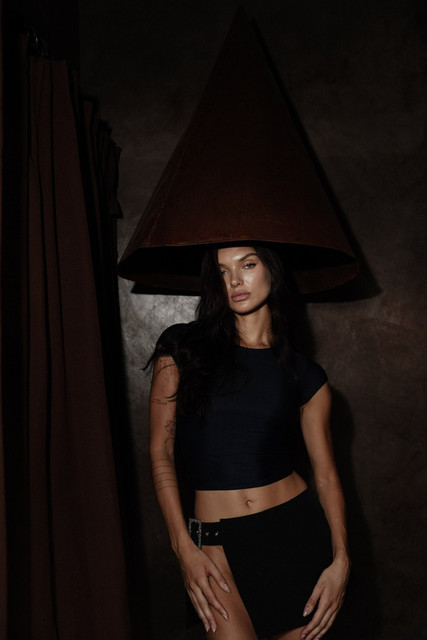 Edgy Black Silhouettes & Statement Details: Editorial Photoshoot References