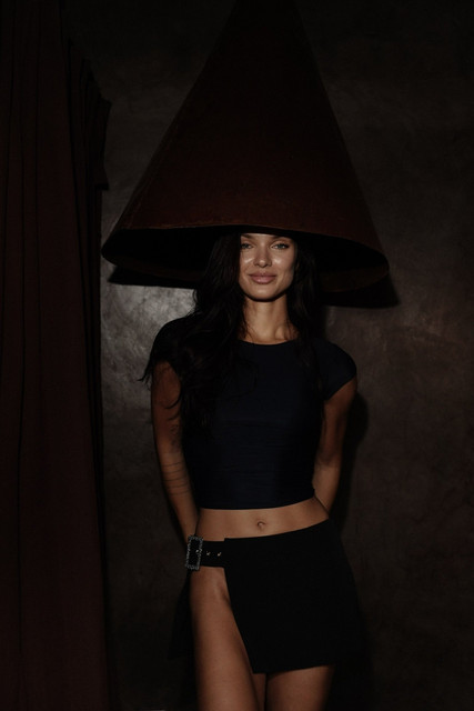 Edgy Black Silhouettes & Statement Details: Editorial Photoshoot References