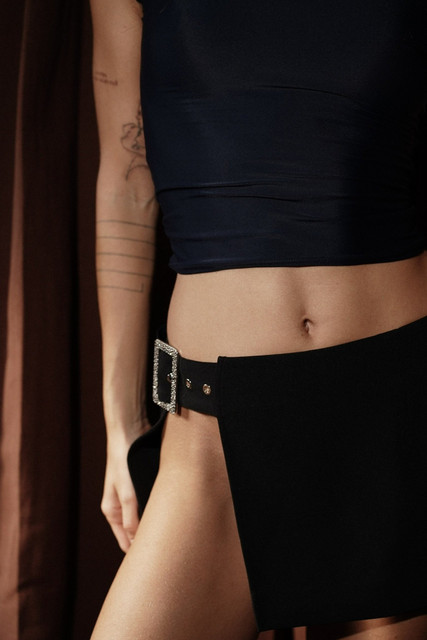 Edgy Black Silhouettes & Statement Details: Editorial Photoshoot References