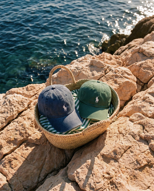 Coastal Summer Styling: Editorial Photoshoot Pack with Woven Straw Basket