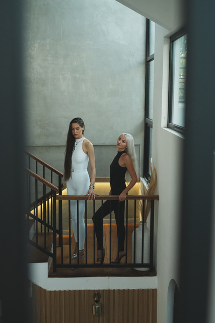 Monochromatic Jumpsuit Editorial Photoshoot Pack: Modern Architecture & Styling