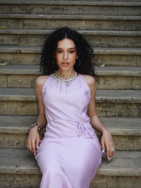 Serene Lavender Resort Editorial Photoshoot Pack: Elegant Summer Styling