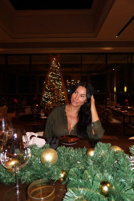 Chic Olive Shirt Styling Idea: Festive Evening Lookbook Photo Set