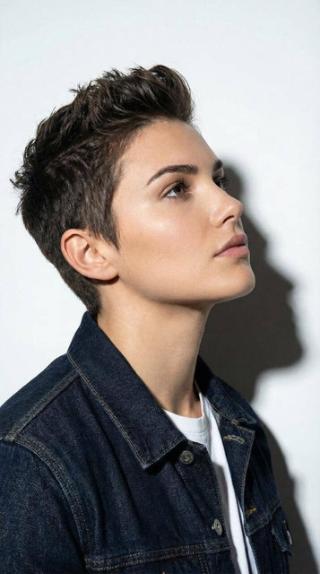 Classic Dark Wash Denim Jacket Styling Reference Set: Modern Studio Editorial