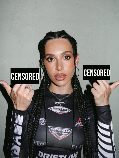 Edgy Racing Graphics Long-Sleeve Top & Street Style Lookbook photo set