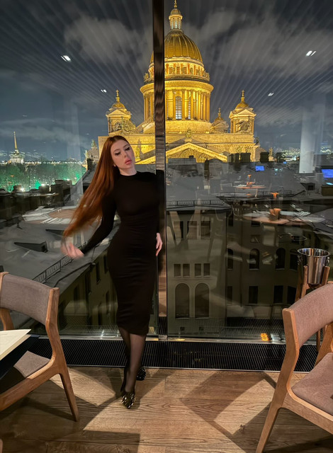 Urban Skyline Chic: Sophisticated Midi Dress Editorial photoshoot pack