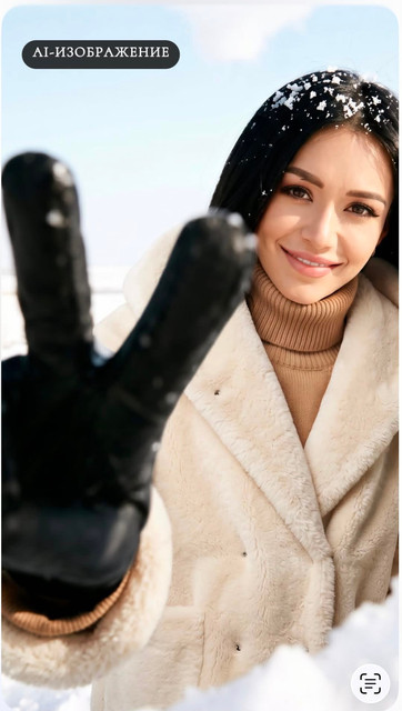 Chic Winter Layering: Faux Fur & Turtleneck Editorial Photoshoot Pack in Snowy Serenity